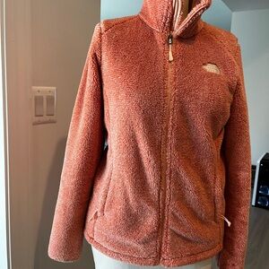 Plush Pink peach women North Face Fleece M